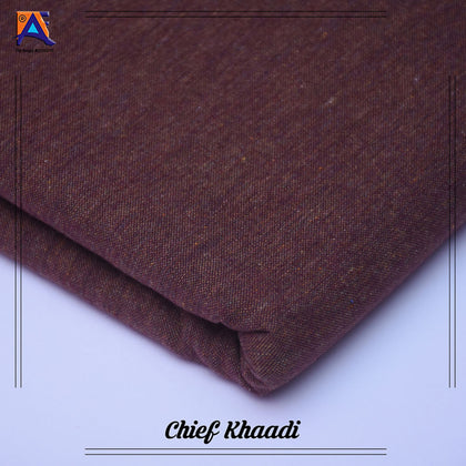 Cheif Khaddi-811, Unstitched Fabric, Anti-Allergic & Comfortable, for Men