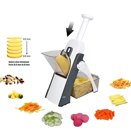 Vegetable Cutter Slicer Chopper, Multi-function Safe & Convenient