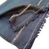 Black Wool Shawl with Beautiful Border, Perfect for Casual Wear