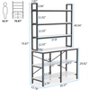 Bookcase Organizer Storage Rack