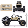 OFF Road Remote Control Jeep, Rock Crawler Alloy & Shockproof, Waterproof, 30 Min Run Time