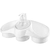 Soap Dispenser & Sponge Holder, 3-in-1, Kitchen & Washroom Organizer