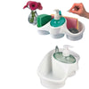 Soap Dispenser & Sponge Holder, 3-in-1, Kitchen & Washroom Organizer