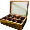 8-Rack Spice Box, Wooden Organizer, for Kitchen Essential