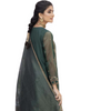 Stitched Suit, Khaddi Net with Zari Striped Organza Dupatta, for Women