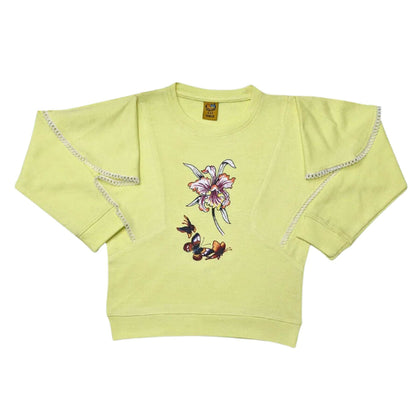 Girls Cotton Terry Sweatshirt