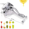 Juice Squeezer, Manual Aluminum Alloy & Easy to Use, Retains Nutrients, Low Noise