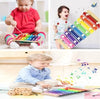 Colorful 8 Tones Hand Knock Musical Instrument Xylophone