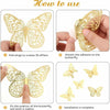 3D Hollow Butterfly Wall Stickers