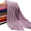 Scarf/Hijab, Sophisticated Pleated & Bubble Chiffon Crinkle , for Women