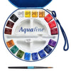 Daler Rowney Aquafine Watercolor Travel Tin Set of 18