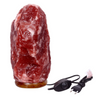 Red Kryptonite Himalayan Salt Crystal Lamp