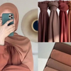 Scarf/Hijab, Plain Georgette Premium, Versatile & Stylish