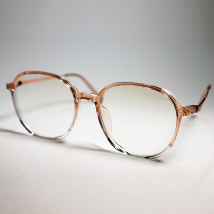 Transparent Frame Glasses, Reduces Screen strain & Enhances Clarity, for Unisex