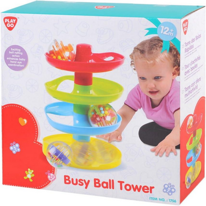 Busy Ball Tower, Engaging and Educational Toy, for Toddlers