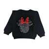 Girls Minnie Face Sweatshirt