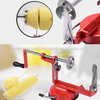 Spiral Potato Slicer, Stainless Steel, Easy to Use, Red Color