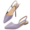 Closed Half Toe Pointed Mule