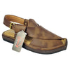 LASINA Kaptaan Brown Shaded Chappal