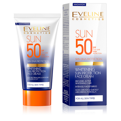 Sun Whitening Protection Cream, UVA/UVB Defense & Whitening Care