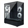 Tempered Glass Gaming Case Black