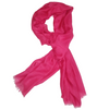 Scarf/Hijab, Shocking Pink Glitter Lawn, Lightweight & Comfortable, for All Seasons