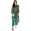 Stitched Suit, Khaddi Net with Zari Striped Organza Dupatta, for Women