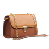 Hand Bag, Camel Stylish with Top Handle & Adjustable Chain