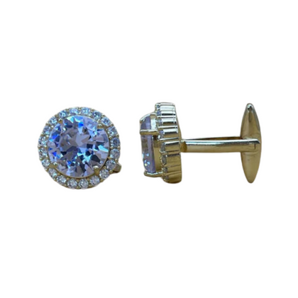 Cuff links Stud Button, Premium & Golden Sphere, for Style & Elegance