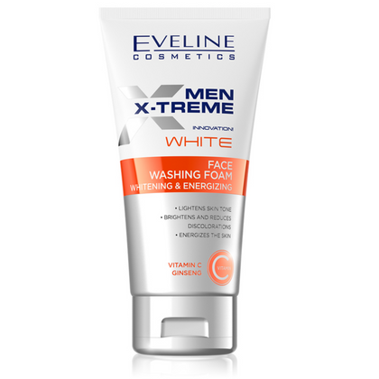 Men X-Treme Face Washing Foam, Ultra-Light Formula, for Clean & Even Skin