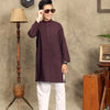 Maroon Kid’s Kurta