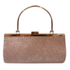 Party Clutch, Fashionable Glitter Design & Lockable, 9x5.5 Inches, for Women