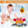 Musical Toy with Infrared Sensors, Rechargeable Crawling Crab, for Kids'