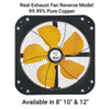 Real Exhaust Fan, Fully Metal Body and 1-Year Warranty