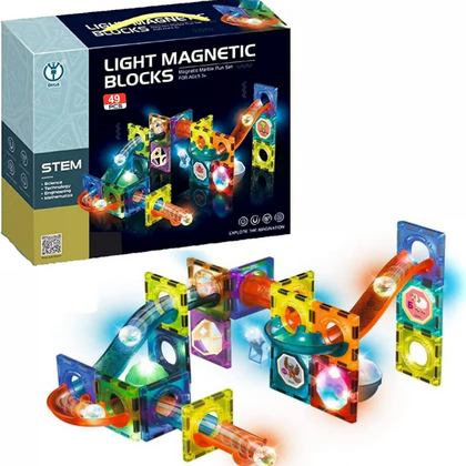 Light Magnetic Blocks, STEM Inspire Young Minds with Illuminated Learning, for Kids'