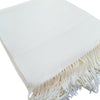 Winter Classic White Shawl