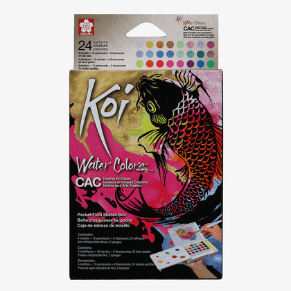 Sakura Koi Neon Watercolor Set Of 24