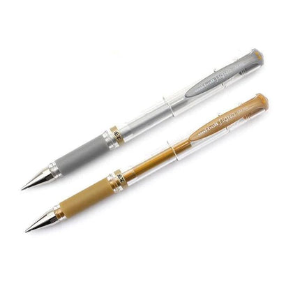 Uni Ball Signo Gel Pen Gold & Silver