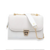 Hand Bag, Cream Stylish with Top Handle & Adjustable Long Strap