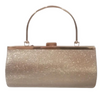 Party Clutch, Fashionable Glitter Design & Lockable, 9x5.5 Inches, for Women