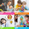 Building Blocks, Transparent Magnetic Tiles, for Kids'