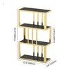 Bookcase organizer storage rack decor