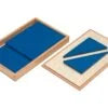 Wooden Montessori Blue Constructive Triangles