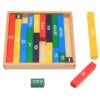 Wooden Montessori Learning Mathematics Number Rods