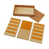 Wooden Montessori Mate Rough and Smooth Boards Kids Educational Toy Set