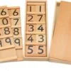 Wooden Montessori Math Materials Teens & Tens Boards