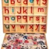 Wooden Montessori Movable Alphabet Letters