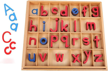 Wooden Montessori Movable Alphabet Letters