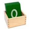 Wooden Montessori Sandpaper Numbers