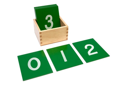 Wooden Montessori Sandpaper Numbers